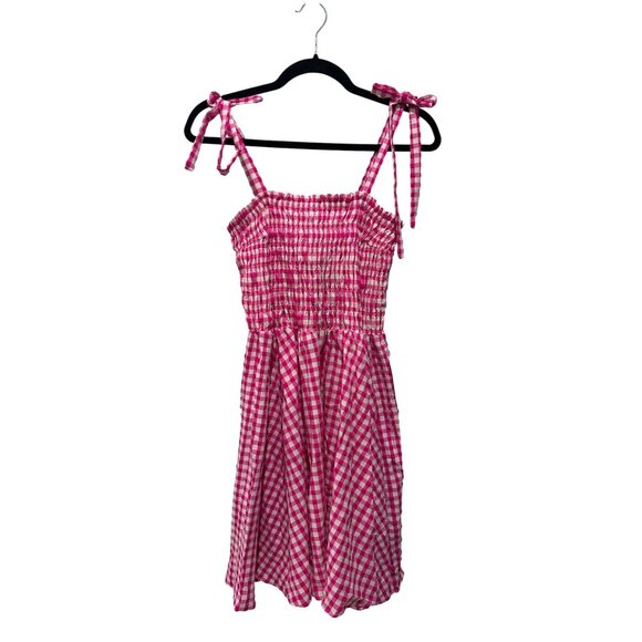 ANGIE Women Pink/White Dress MEDIUM - Picture 2 of 5